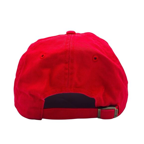 Kansas City Chiefs 47 Brand Hat Adult Red Distressed Strapback Cap - Picture 5 of 7